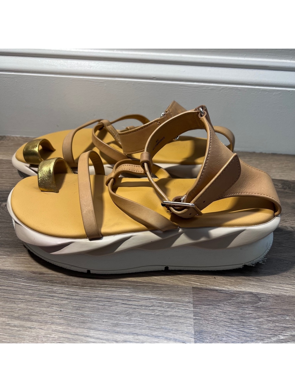 4CCCCEES Strappy Sandals, Women's Size 9 (40)